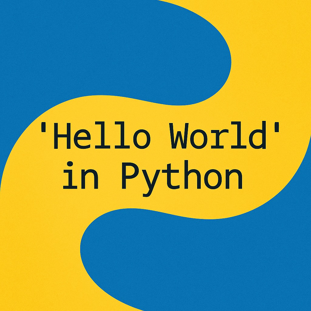 'Hello World' in Python